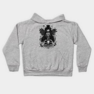 Skadi - nordic goddess Kids Hoodie